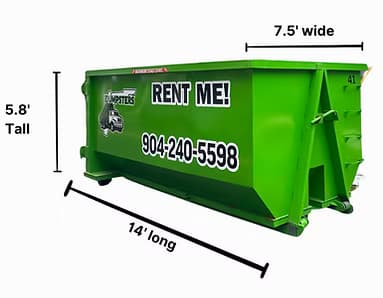 20 Yard Roll Off Dumpster Rental: Size, Price, What Fits