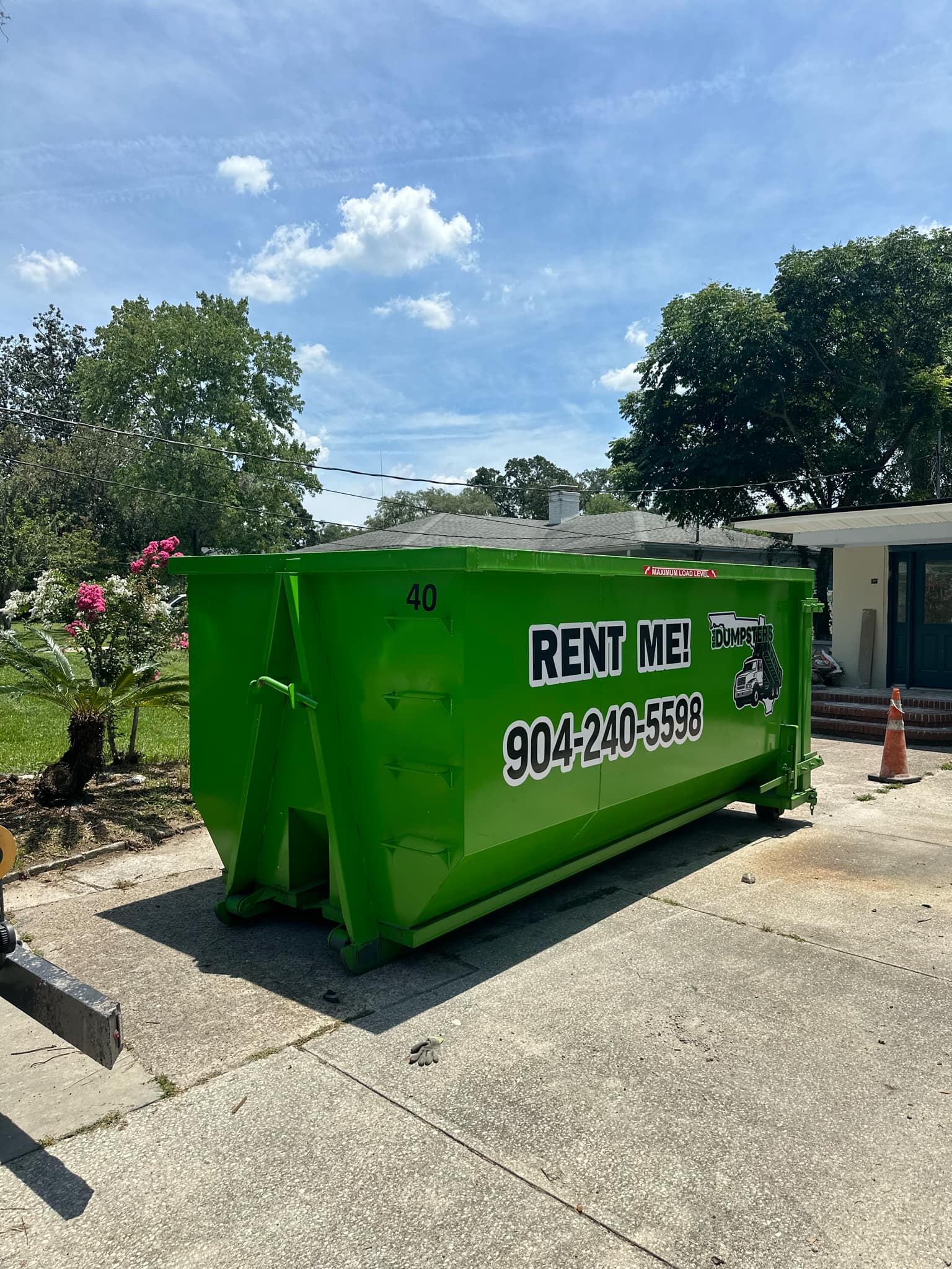 Dumpster Rental Pricing in Orange Park FL for 2026
